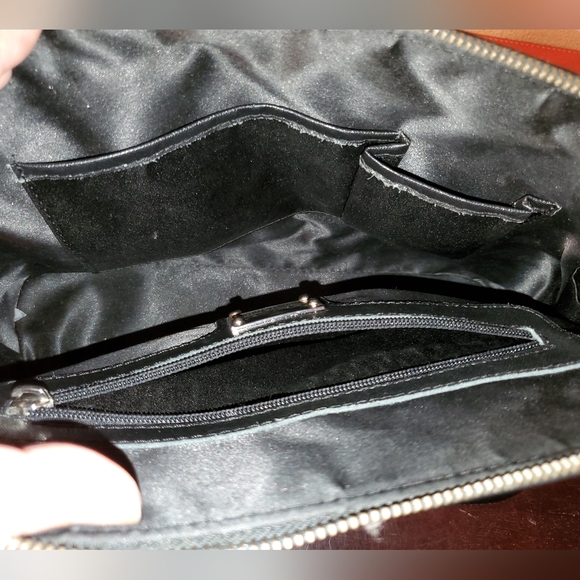 Pulicati Italy Black Leather Saffiano Dome Satchel bag - Picture 11 of 14